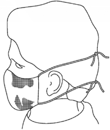 Avant mask patent drawing