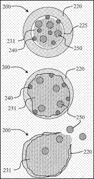 RTI core shell patent drawing
