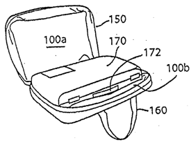 Portable apparatus patent drawing