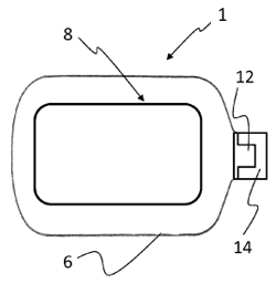 Heating device patent drawing