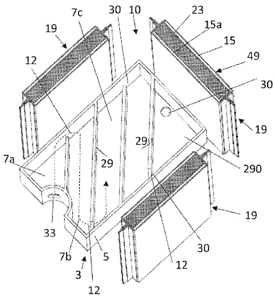 Hutchinson thermal device patent drawing