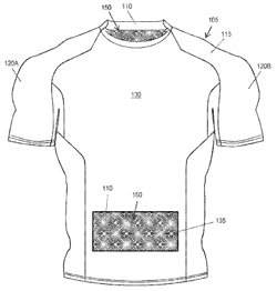 Under Armour patent drawing
