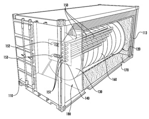 PCES thermal energy storage system patent illlustration
